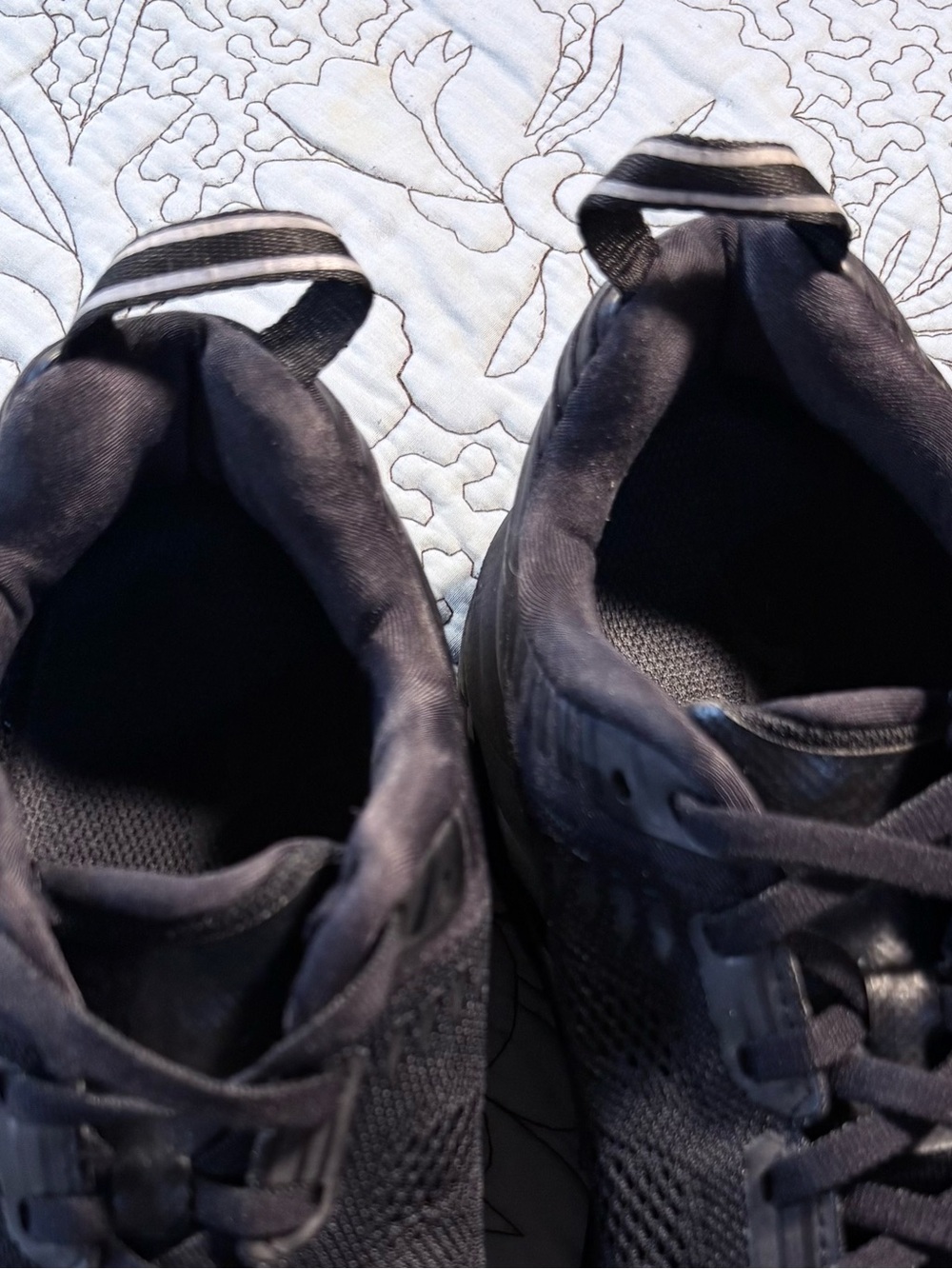 HOKA ONE ONE Bondi 6 Wide Triple Black Running Shoes Women’s Size 9D💕 - Picture 8 of 13